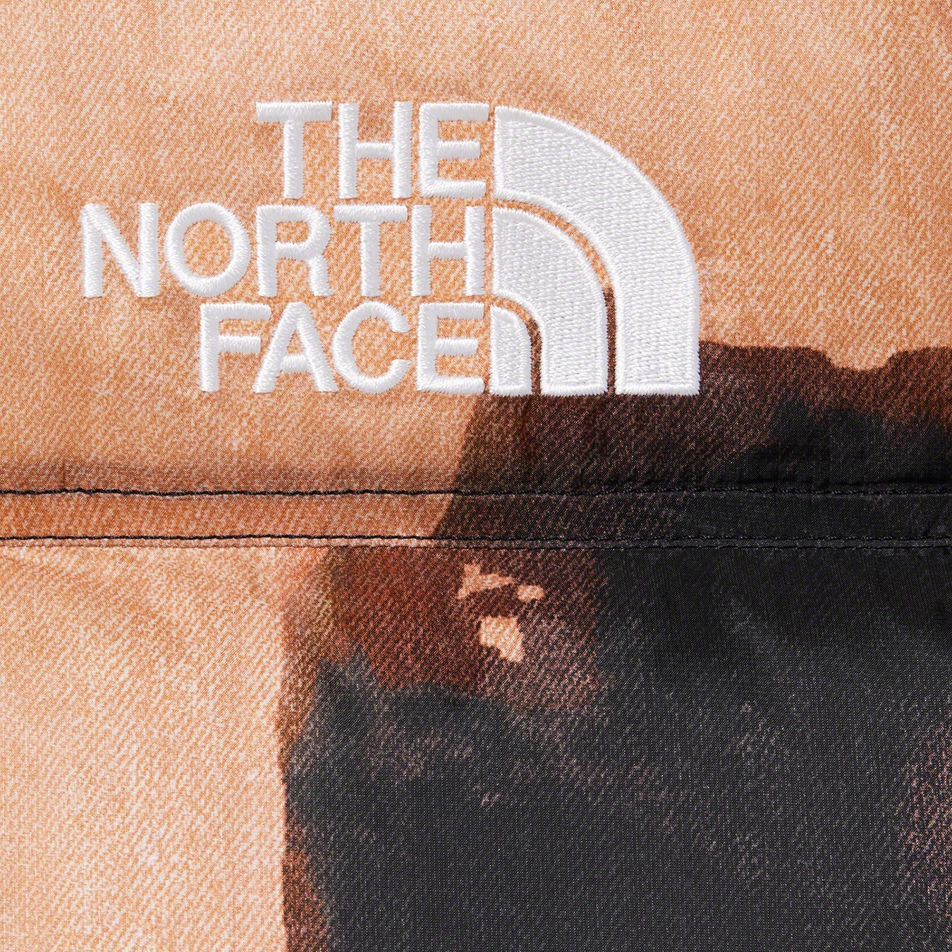 Supreme®/The North Face® Bleached Denim Print Nuptse Jacket view 8